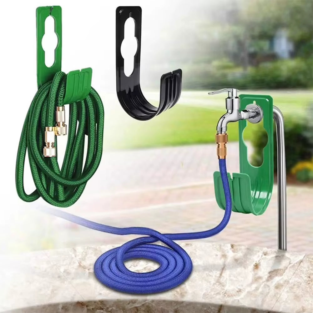 Garden Hose Holder Wall Mounted Water Hose Holder Tap Watering Hose Organizer for outside Yard for Water Hose Expandable Hose
